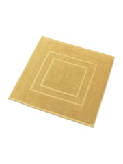 Christy Saffron Yellow Brixton 850GSM 100% Cotton Bath Mat - Image 2 of 2