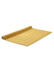 Christy Saffron Yellow Brixton 850GSM 100% Cotton Bath Mat - Image 3 of 4