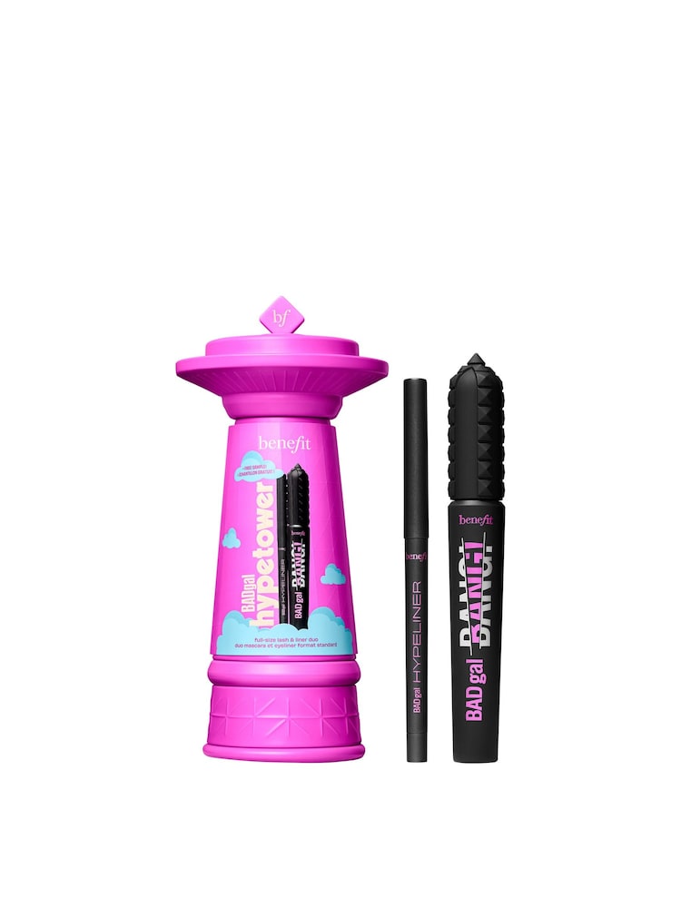 Benefit BADgal Hypetower Mascara & Eyeliner Duo Gift Set (Worth Over £51) - Image 1 of 10 Benefit BADgal Hypetower Mascara & Eyeliner Duo Gift Set (Worth Over £51) - Image 1 of 10