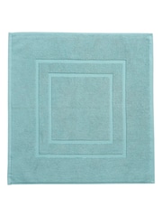 Christy Mineral Blue Brixton 850GSM 100% Cotton Bath Mat - Image 1 of 2