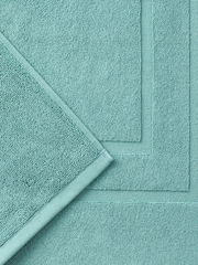 Christy Mineral Blue Brixton 850GSM 100% Cotton Bath Mat - Image 4 of 4