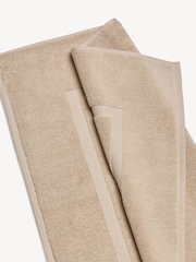 Christy Natural Beige Organic Cotton 850GSM Bath Mat - Image 3 of 3