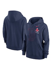 Nike Blue Boston Blue Sox Big Game Pullover Fleece Hoodie Womens - Image 1 of 3