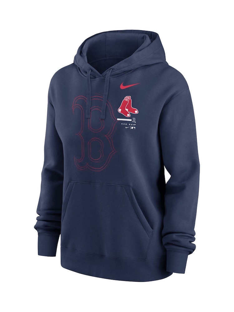 Nike Blue Boston Blue Sox Big Game Pullover Fleece Hoodie Womens - Image 2 of 3