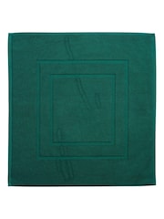 Christy Emerald Green Brixton 850GSM 100% Cotton Bath Mat - Image 1 of 2