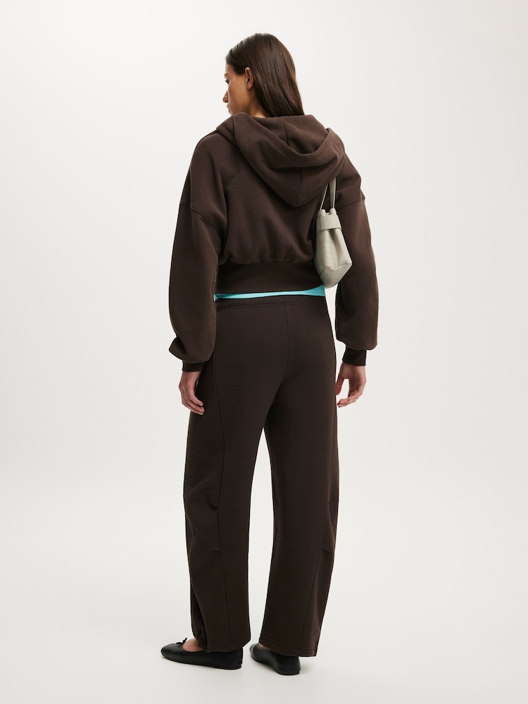 Cotton On Brown Barrel Leg Sweatpant - Image 2 of 5