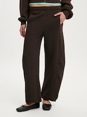 Cotton On Brown Barrel Leg Sweatpant - Image 3 of 5