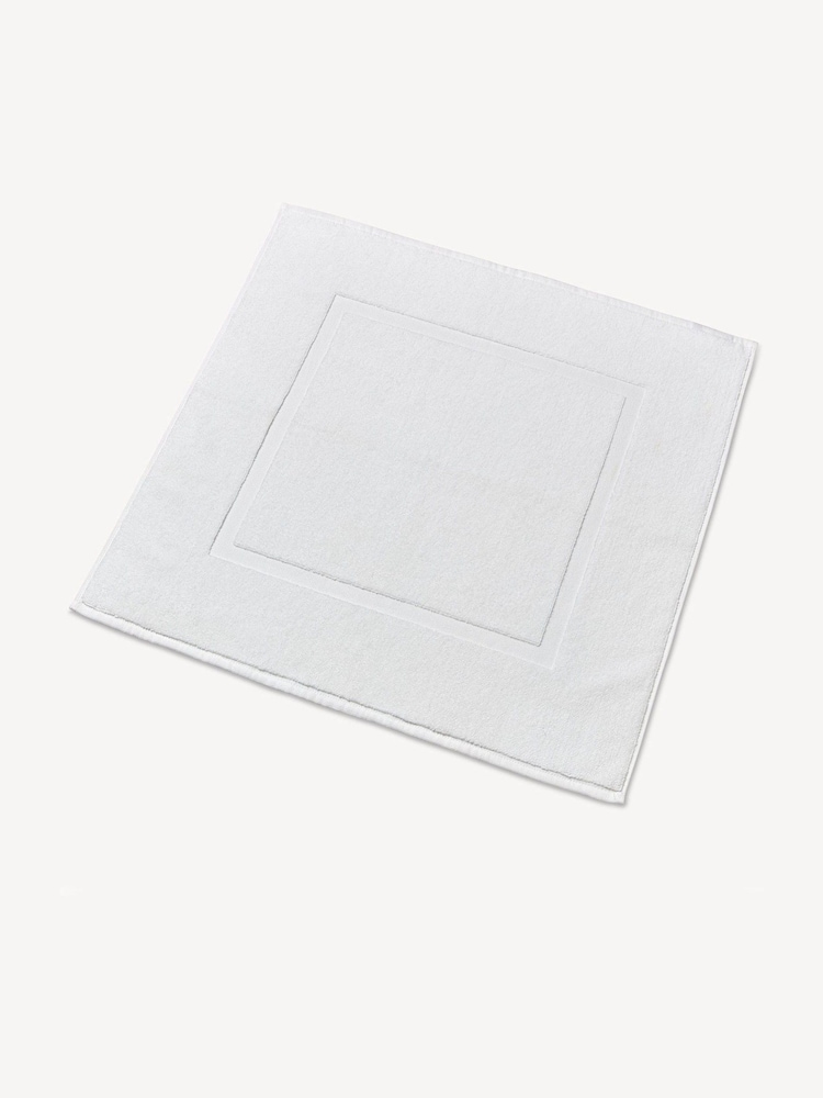 Christy White Organic Cotton 850GSM Bath Mat - Image 2 of 3