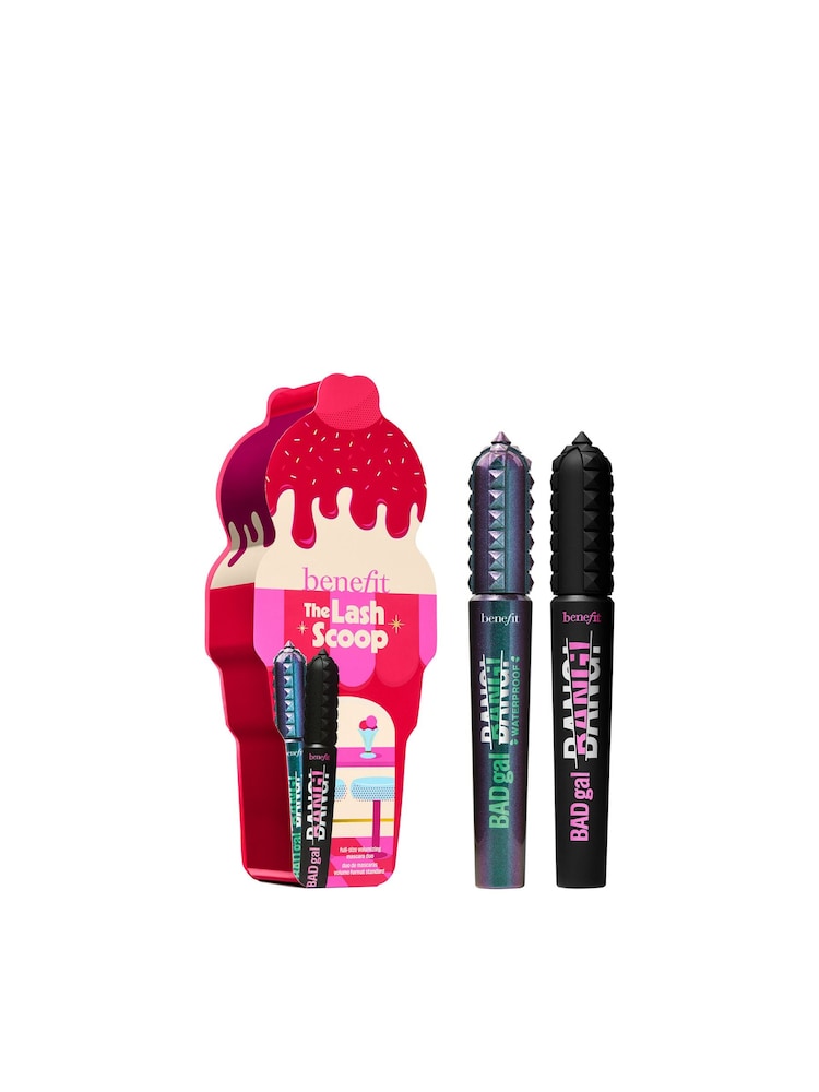 Benefit The Lash Scoop Badgal BANG Waterproof Mascara Duo Gift Set (Worth £56) - Image 1 of 9 Benefit The Lash Scoop Badgal BANG Waterproof Mascara Duo Gift Set (Worth £56) - Image 1 of 9