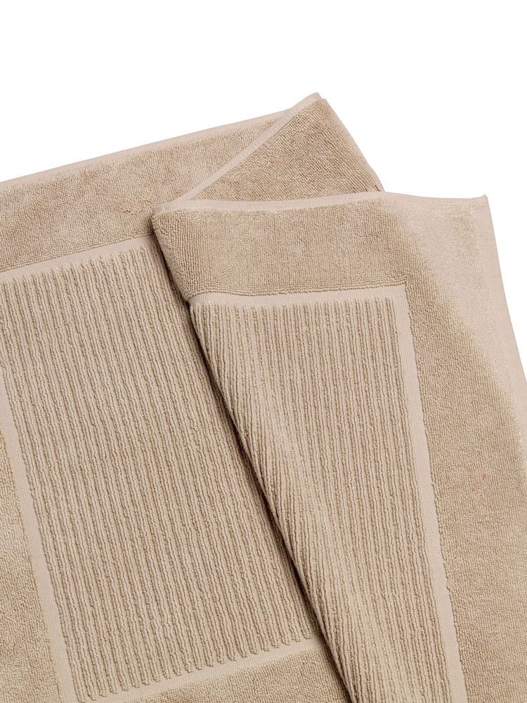Christy Stone Beige Supreme 1000GSM 100% Cotton Bat Mat - Image 2 of 2