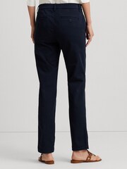 Lauren Ralph Lauren Pantalon chino slim stretch bleu marine - Image 3 of 6