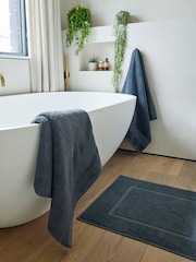 Christy Cinder Grey Organic Cotton 850GSM Bath Mat - Image 1 of 3