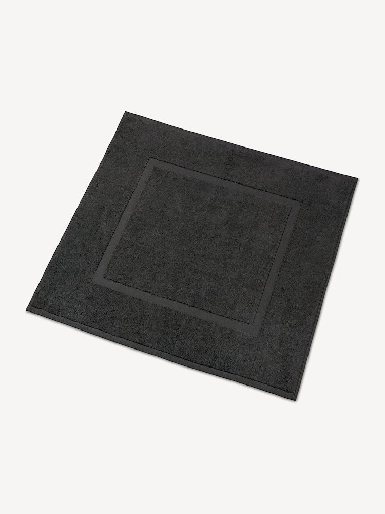 Christy Cinder Grey Organic Cotton 850GSM Bath Mat - Image 2 of 3