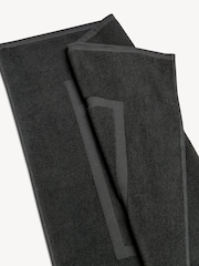 Christy Cinder Grey Organic Cotton 850GSM Bath Mat - Image 3 of 3