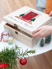 Personalised Festive Door Christmas Box by Treat Republic - Image 3 of 5