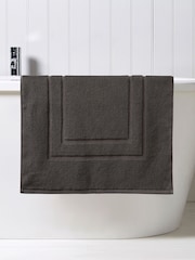 Christy Liquorice Grey Brixton 850GSM 100% Cotton Bath Mat - Image 1 of 2