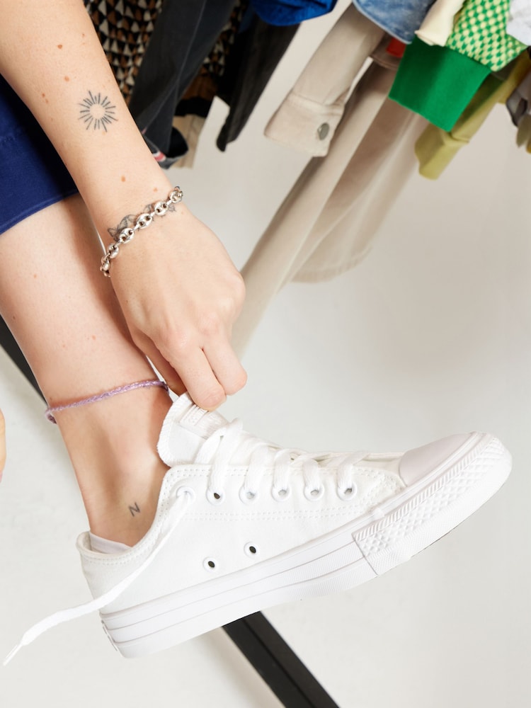 Белый - Полукеды Converse Chuck Ox - Image 1 of 9