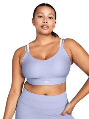 Under Armour Blue/White Infinity Low Support Bra - Image 1 of 10