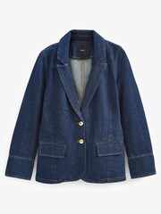 Denim Rinse Single Breasted Blazer - Image 5 of 5