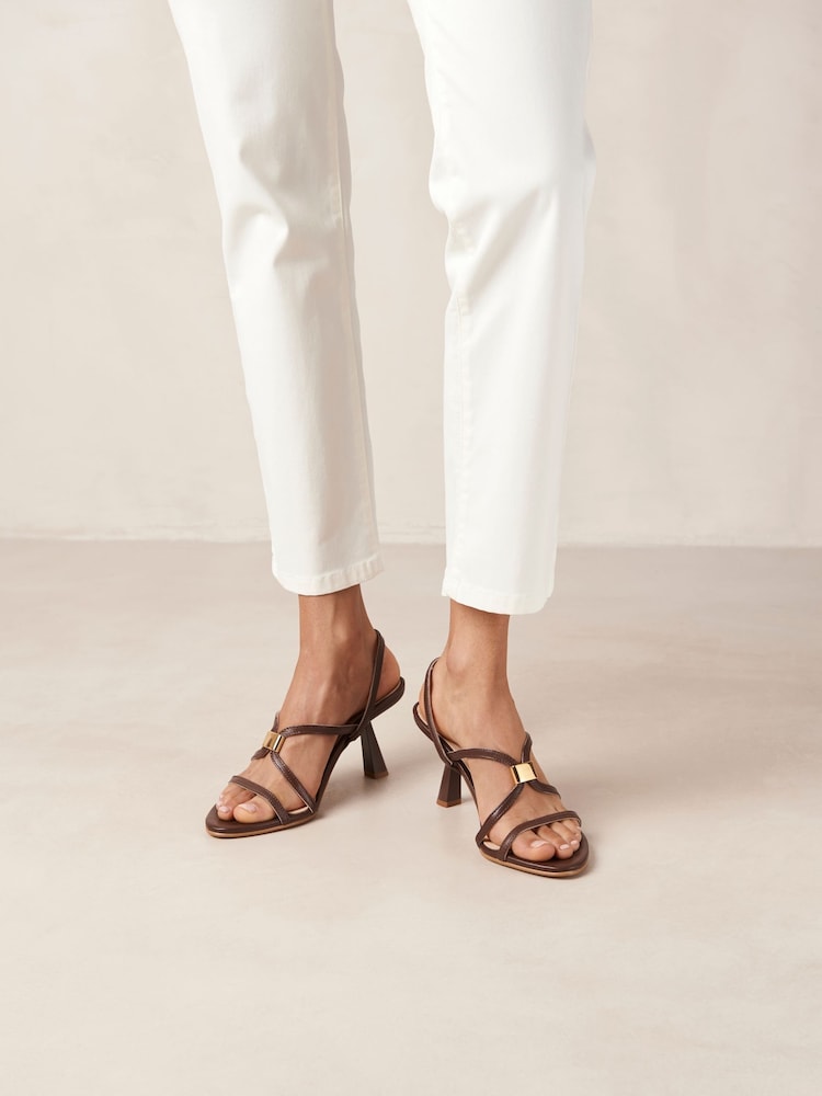 Alohas Brown Sandy Sandals - Image 1 of 7