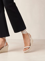 Alohas Cream Willa Suede Espadrilles - Image 3 of 6