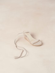 Alohas Cream Willa Suede Espadrilles - Image 5 of 6