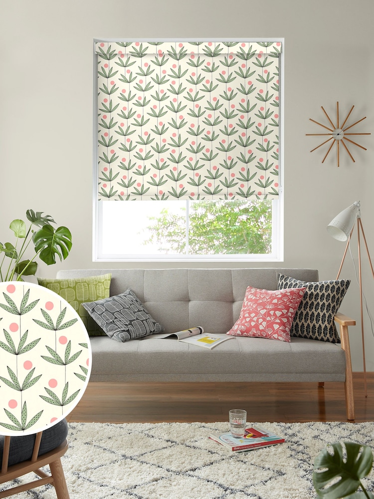 MissPrint Glades Palm Tree Made to Measure Roller Blinds - Image 1 of 6