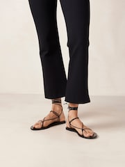 Alohas Black Tulip Sandals - Image 1 of 6