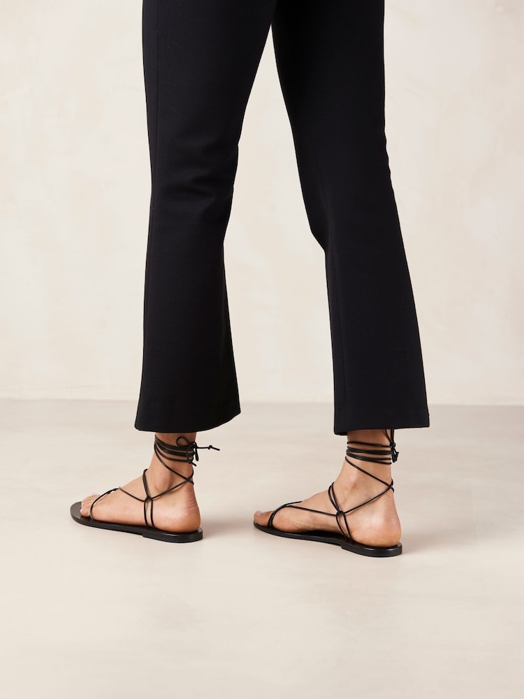 Alohas Black Tulip Sandals - Image 2 of 6