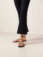 Alohas Black Tulip Sandals - Image 4 of 6