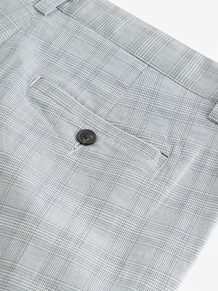 Vérification grise - Ajustement droit - Short chino stretch - Image 6 of 8