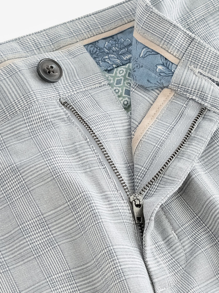 Vérification grise - Ajustement droit - Short chino stretch - Image 7 of 8
