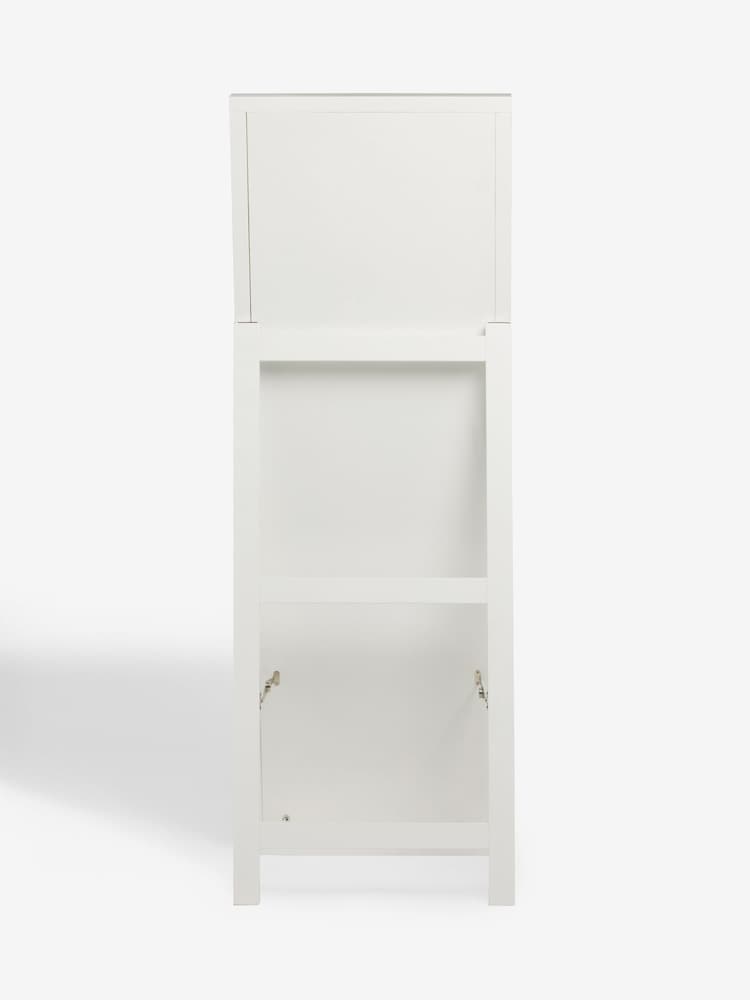 White Hollywood Light Up Freestanding Mirror - Image 9 of 9