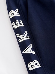 Baker by Ted Baker Navy/White 100% Cotton T-Shirt and Shorts Set - Image 6 of 7