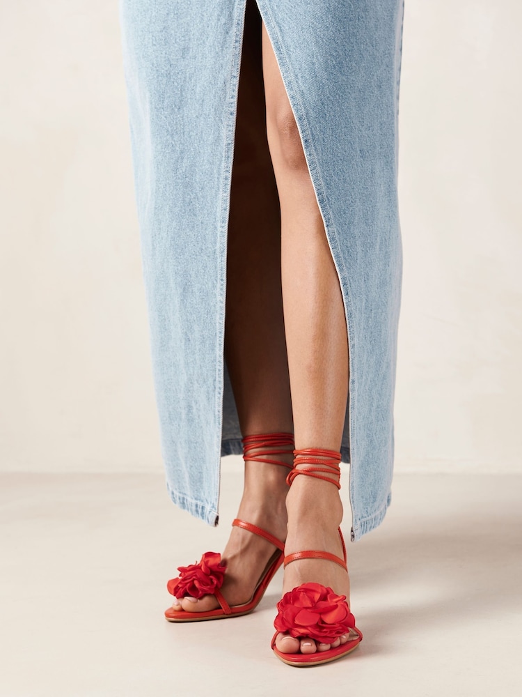 Alohas Red Kendra Bloom Sandals - Image 2 of 7