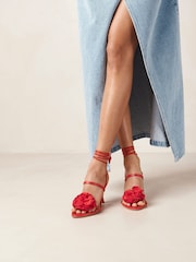 Alohas Red Kendra Bloom Sandals - Image 3 of 7