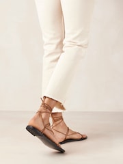 Alohas Brown Tulip Sandals - Image 3 of 6