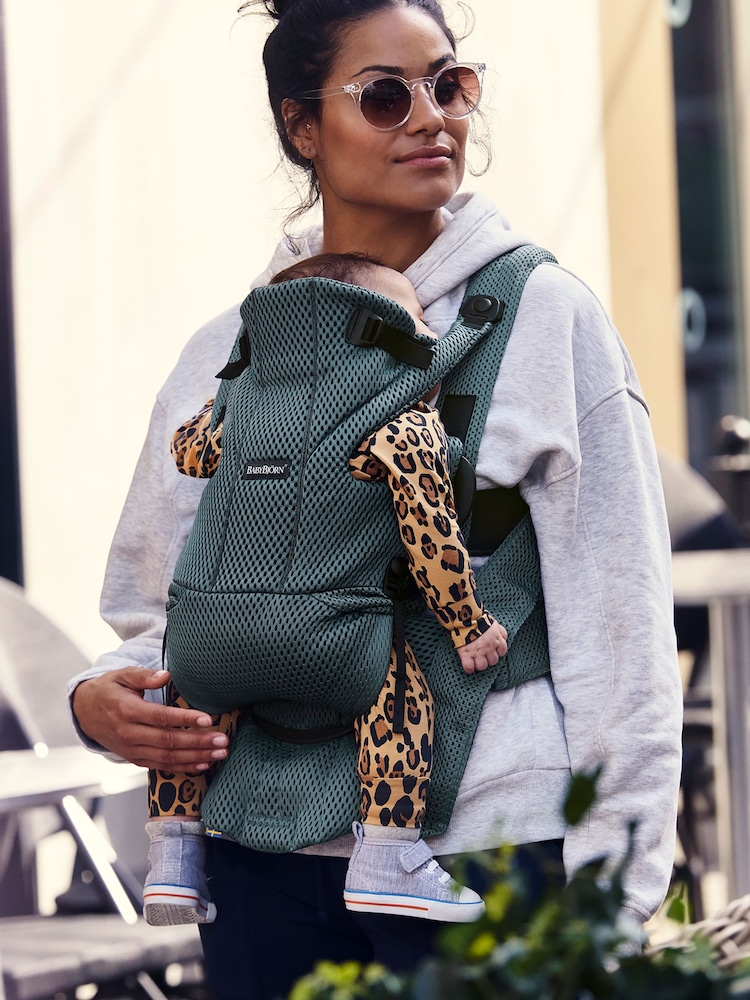 BabyBjörn Sage Green Baby Carrier Move 3D Mesh - Image 1 of 4