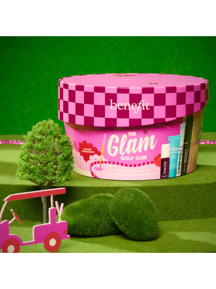 Benefit The Glam Golf Club, Full Face Makeup Gift Set 6 Piece (Worth Over £68) - Image 13 of 13