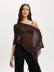 Cotton On Sheer Knit Poncho - Obraz 2 z 5