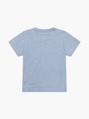 Trotters London Blue Little Marl Tugboat T-Shirt - Image 3 of 4