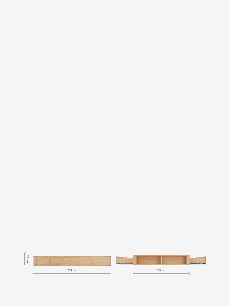 MADE.COM Oak Kano Platform Storage Bed - Image 4 of 4