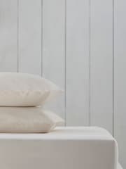 Cream Cotton Rich Fitted Sheet - Image 1 of 2