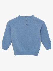 Trotters London Blue Little Marl Drumming Guardsman Jumper - Image 3 of 4