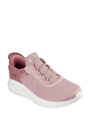 Skechers Pink Standard Fit Slip-Ins: BOBS Sport Squad Chaos Trainers - Image 3 of 5