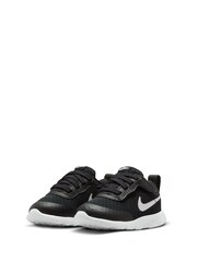 Nike Black/White Tanjun GO Easy On Infant Trainers - Image 6 of 12