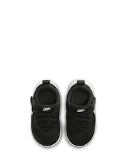 Nike Black/White Tanjun GO Easy On Infant Trainers - Image 8 of 12