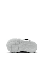 Nike Black/White Tanjun GO Easy On Infant Trainers - Image 10 of 12