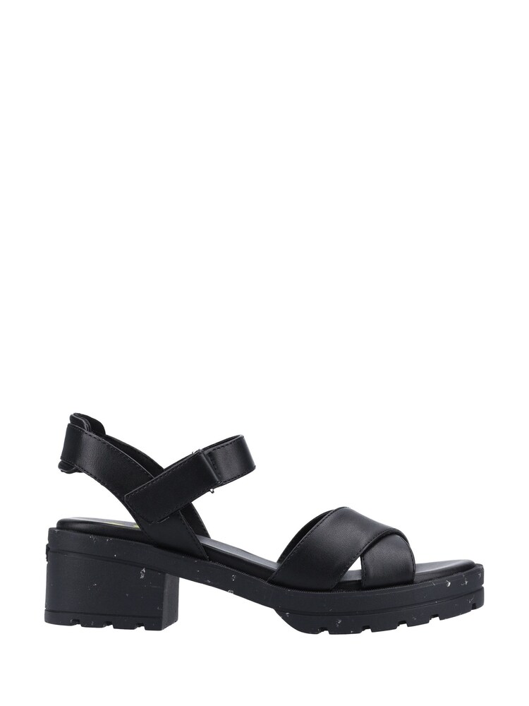 Rocket Dog Luca Black PU Sandals - Image 1 of 4