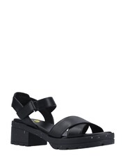 Rocket Dog Luca Black PU Sandals - Image 2 of 4